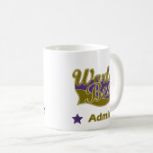 Mug Monde le meilleur Admin (Devant droit)