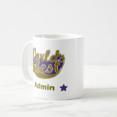Mug Monde le meilleur Admin (Devant gauche)