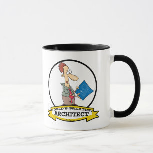 MUG MONDE LE PLUS GRAND ARCHITECTE HOMME CARTOON