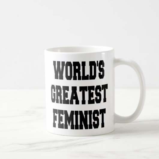 Mug Monde le plus grand féministe (Droite)