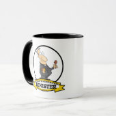 MUG MONDE LE PLUS GRAND MINISTRE CARTOON (Devant gauche)