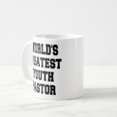 Mug Monde le plus grand pasteur de la jeunesse (Devant gauche)