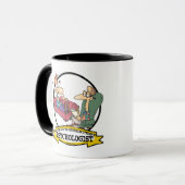 MUG MONDE LE PLUS GRAND PSYCHOLOGUE HOMME CARTOON (Devant gauche)
