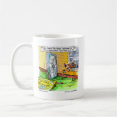 Mug Monde le plus heureux chien amusant Tee - shirt Mu (Gauche)