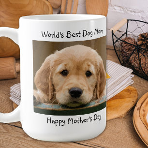 Mug Monde Meilleur Chien Maman - Fête des Mères - Turq