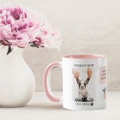 Mug Monde Meilleur chien maman | Photo Collage | Paste