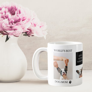 Mug Monde Meilleur chien maman Photo de chien de col