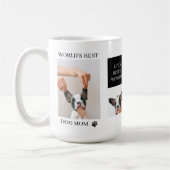 Mug Monde Meilleur chien maman | Photo de chien de col (Gauche)