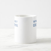 Mug Monde meilleur grand-mère (Centre)