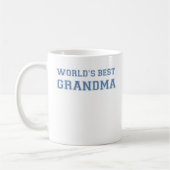 Mug Monde meilleur grand-mère (Gauche)