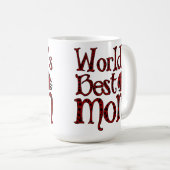 Mug Monde meilleur maman Ladybugs (Devant droit)