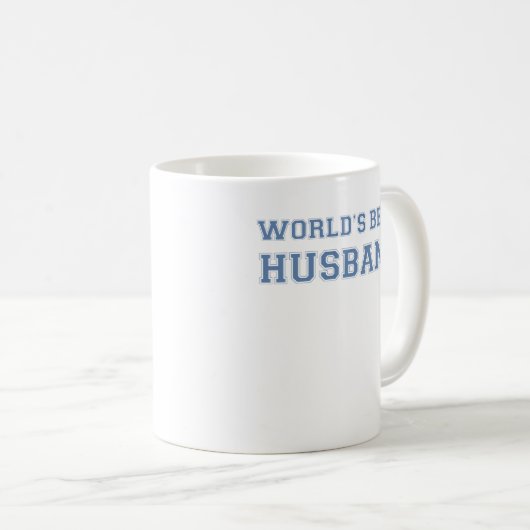 Mug Monde meilleur mari (Devant droit)