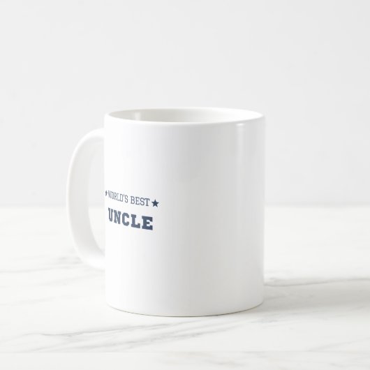Mug Monde meilleur oncle (Devant gauche)