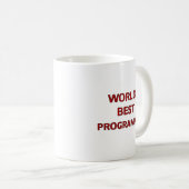 Mug Monde meilleur/pire programmeur droit géré (Devant droit)