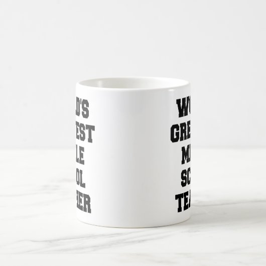Mug Monde meilleur professeur de collège (Centre)