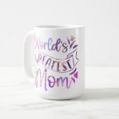 Mug Monde Meilleure maman (Devant gauche)