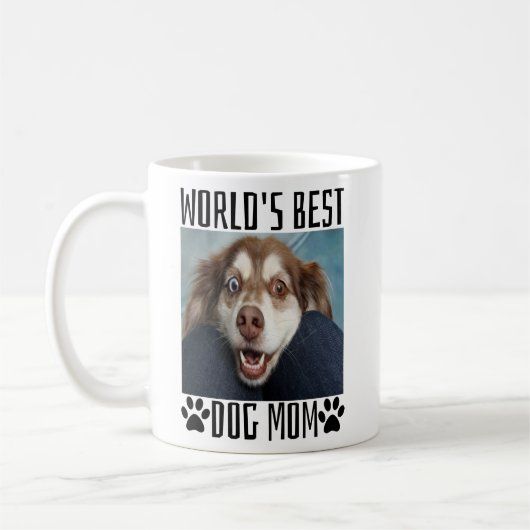 Mug Monde Meilleure maman de chien (Gauche)