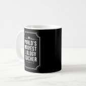 Mug Monde Okayest professeur de biologie (Devant gauche)