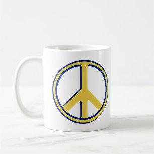 Mug Monde pacifique : signe de paix emblématique
