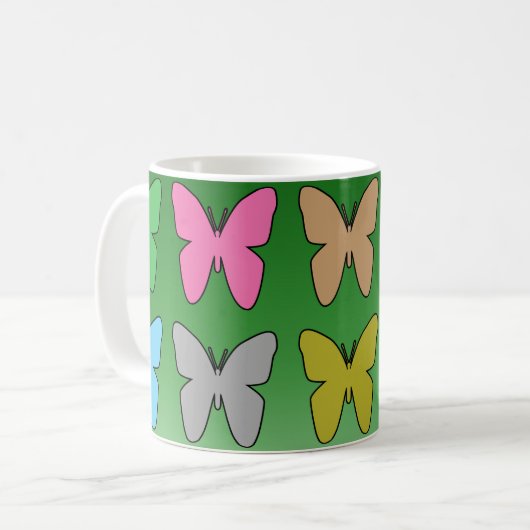 Mug Monde papillon (Devant gauche)