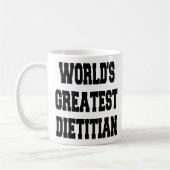 Mug Monde plus grand diététiste (Gauche)