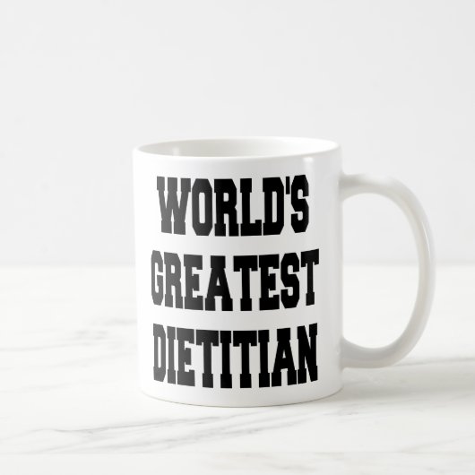 Mug Monde plus grand diététiste (Droite)