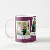 Mug monde plus grande maman aquarelle photo florale (Gauche)