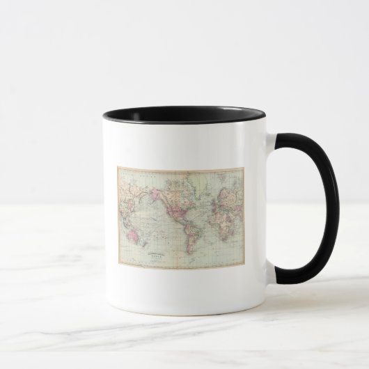 Mug Monde, projection de Mercator (Droite)