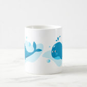 Mug Monde sous-marin. La vie marine. Baleine bleue de  (Centre)