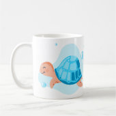Mug Monde sous-marin. La vie marine. Belle mer ​ ​ tor (Gauche)