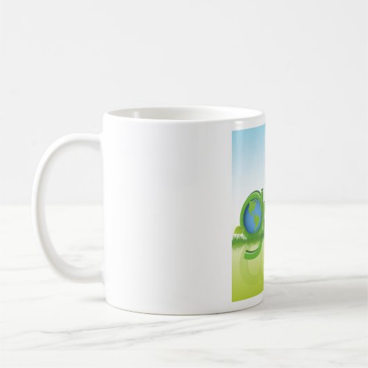 Mug Monde vert (Gauche)