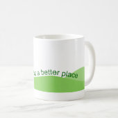 Mug Monde vert (Devant droit)