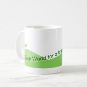 Mug Monde vert (Devant gauche)