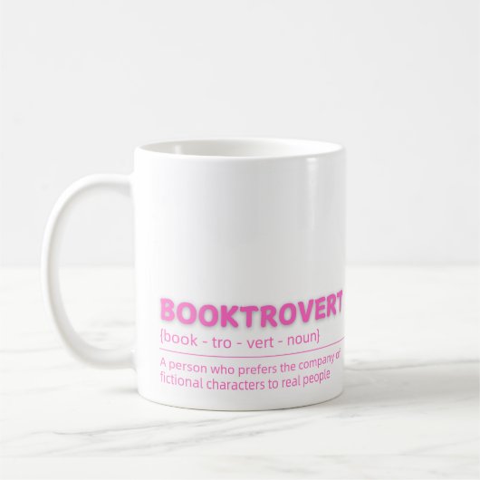 Mug Mondes de Booktrovert-Fiction Certifiés > Vie Réel (Gauche)