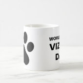 Mug Mondes de papa de Vizsla meilleurs (Centre)