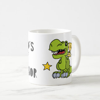 Mug Mondes Meilleur Voisin, Dinosaure, Drôle, Mignonne