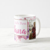MUG MONDES MEILLEURE NANA FLORALE (Devant droit)
