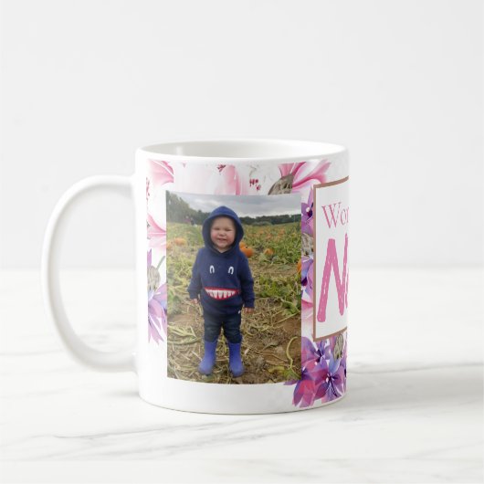 MUG MONDES MEILLEURE NANA FLORALE (Gauche)