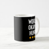 Mug Mondes Okayest Hunter Funny Hunter Papa Fête des p (Devant droit)