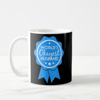 Mug Mondes Okayest Mari Ribbon Hubby Blue