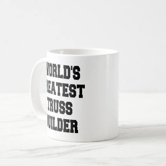 Mug Mondes plus grand Truss Builder (Devant gauche)