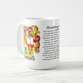 Mug Mondragon, l'origine, la signification et la crête (Devant gauche)