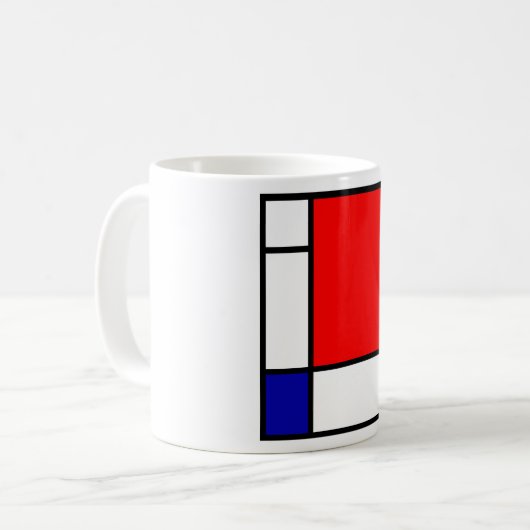 Mug Mondrian 1 (Devant gauche)