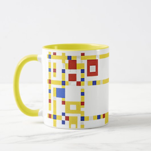 Mug Mondrian - Broadway Boogie Woogie (Gauche)
