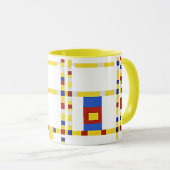 Mug Mondrian - Broadway Boogie Woogie (Devant droit)