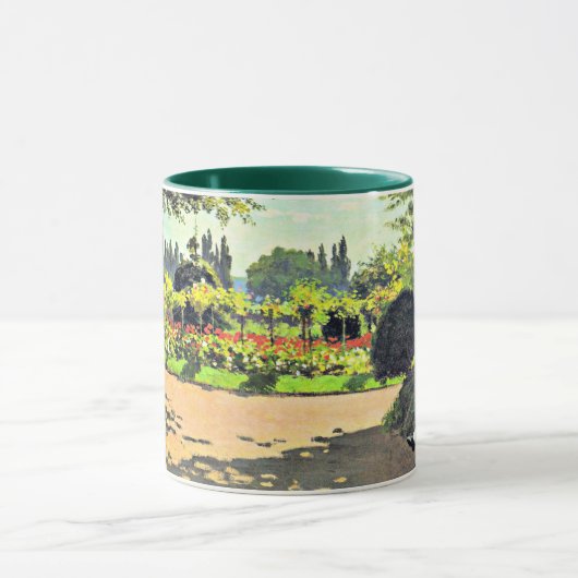 Mug Monet - Adolphe Monet Lecture dans le jardin (Centre)