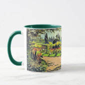 Mug Monet - Adolphe Monet Lecture dans le jardin (Gauche)