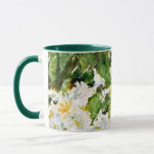Mug Monet - Clematis blanc, célèbre peinture florale (Gauche)