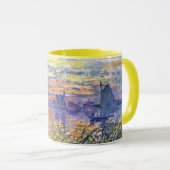 Mug Monet - Coucher de soleil sur la Seine, (Devant droit)