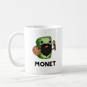Mug Monet Cute Artiste Argent Pun